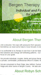 Mobile Screenshot of bergentherapy.com